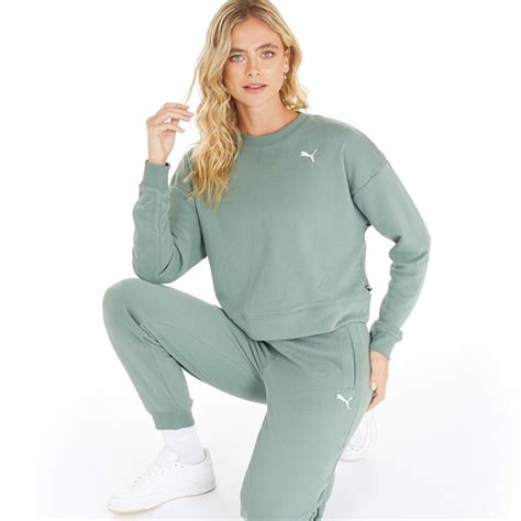 Buy Puma Womens Loungewear Tracksuit Eucalyptus