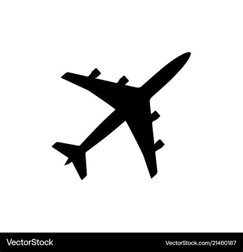 Plane Vector Image