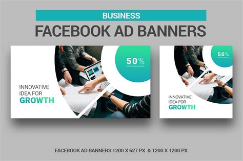 Business Facebook Ad Banner | Social Media Templates ~ Creative Market