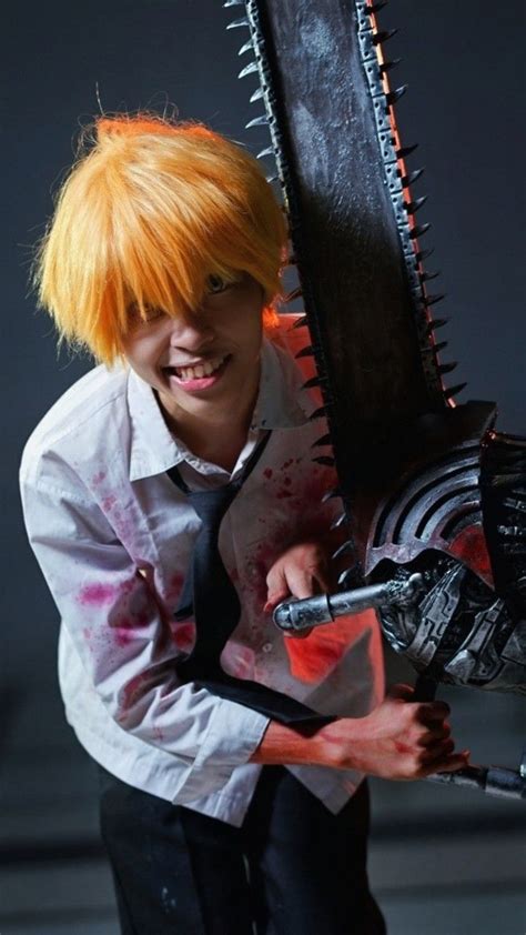 Denji Chainsawman Cosplay | Cosplay, One punch man manga, Male cosplay