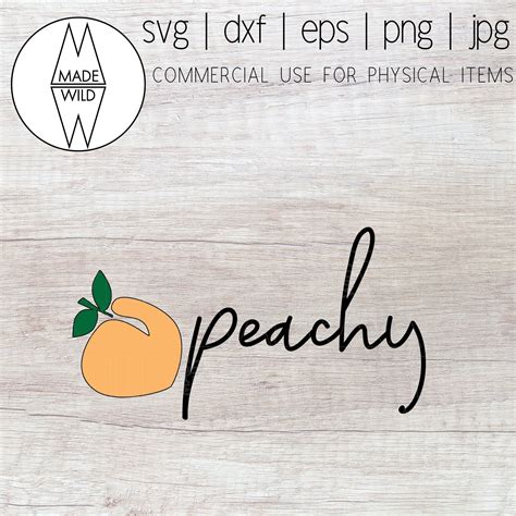 Peachy SVG Feelin Peachy SVG Just Peachy SVG Peachy Cut | Etsy