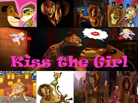 Madagascar 3 Alex And Gia Kiss