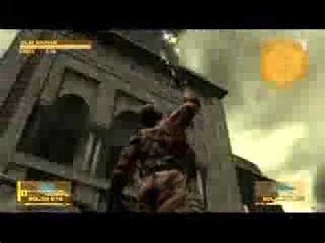 MGS4: Big Boss Face Camo + Solar Gun = Win - YouTube