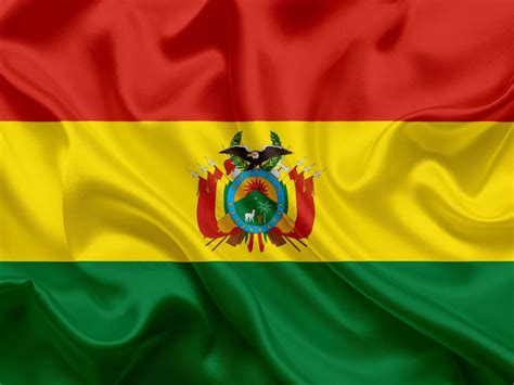 Bolivian flag, Bolivia, national flag, national symbols, flag of ...