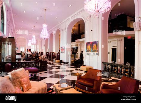 W Hotel lobby - Washington, DC USA Stock Photo - Alamy