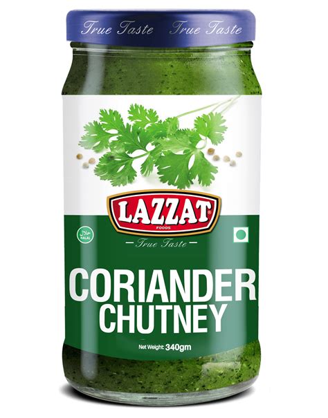 Coriander Chutney - LAZZAT FOODS - TRUE TASTE