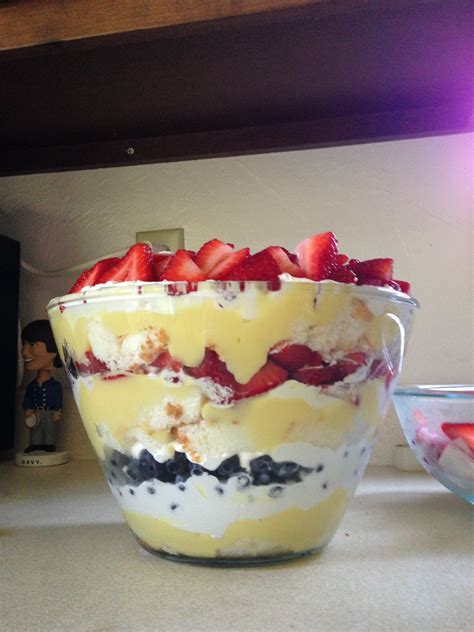 Angel Food Cake Vanilla Pudding Cool Whip Strawberries - Cake Walls