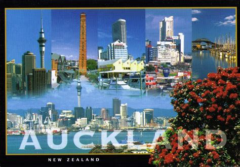 POSTCARD EXCHANGE: NEW ZEALAND - Auckland