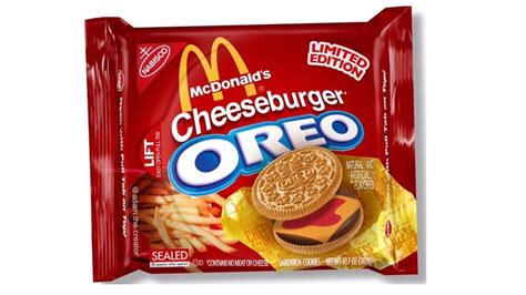 McDonalds CheeseBurger OREOS - LIMITED EDITION - YouTube