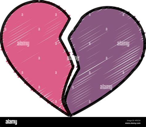 Broken Heart Symbol High Resolution Stock Photography and Images - Alamy