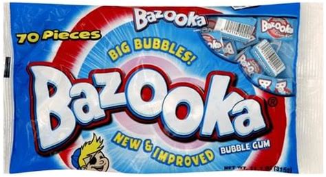 Bazooka Bubble Gum - 11.1 oz, Nutrition Information | Innit