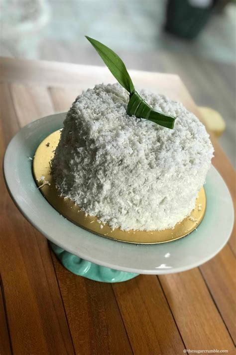 Putu Piring Cake - thesugarcrumble: a family food blog adventure!