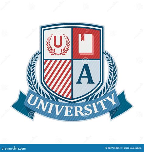 University logo design stock vector. Illustration of conceptual - 182795985