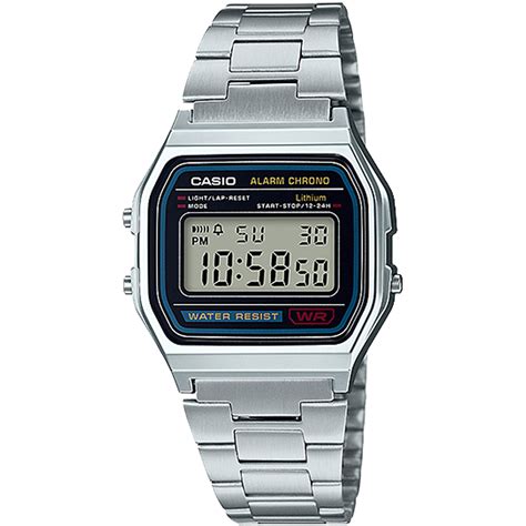 A158WA-1 | Vintage Silver Stainless Steel Metal Watch | CASIO