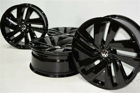 20 VW Volkswagen ID4 Factory OEM Wheels Rims Black 11A601025B ...