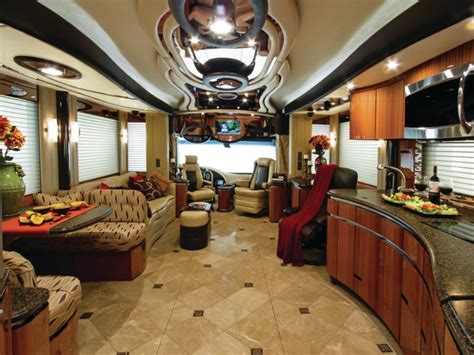 Prevost Motor Coach Interiors 41 - RVtruckCAR | Motor coach interior ...