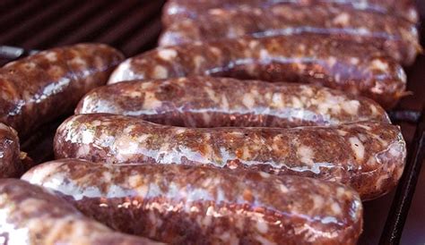 Venison Sausage with Garlic