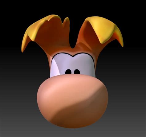 Rayman Head Close up 02 by sav8197 on DeviantArt