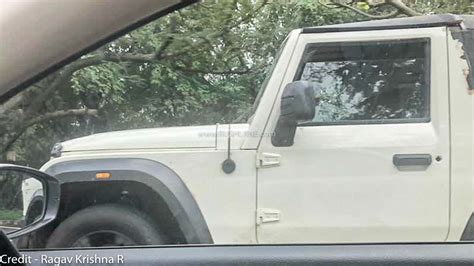 2020 Mahindra Thar White Colour SUV Spied Testing - Launch Next Year