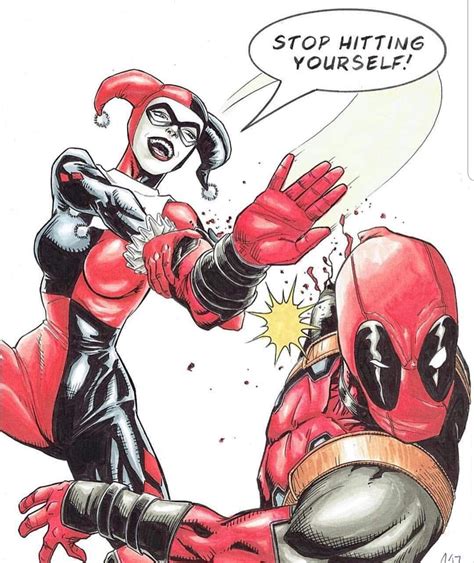 Pin on Harley and DeadPool