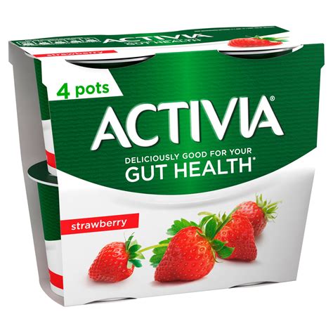 Danone Activia Strawberry 4 Pack (460 g) - Storefront EN