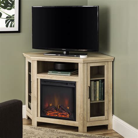 Corner Infrared Fireplace TV Stand – Fireplace Guide by Linda