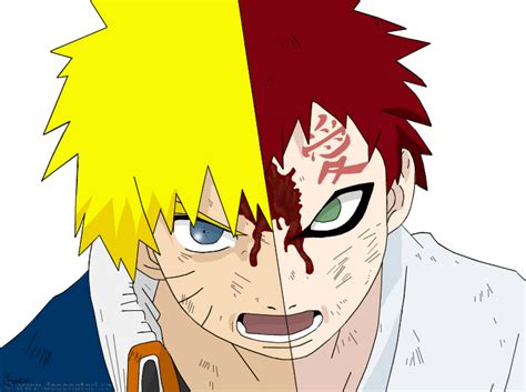 Naruto vs Gaara :) by Eliot-kun on DeviantArt