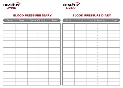 19 Blood Pressure Chart Templates Easy to Use for Free