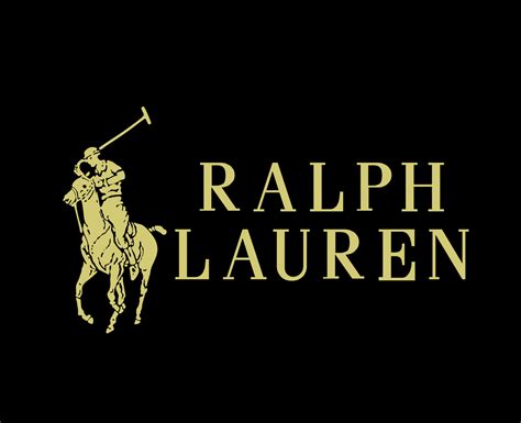 Ralph Lauren Brand Symbol Gold Logo Clothes Design Icon Abstract Vector ...