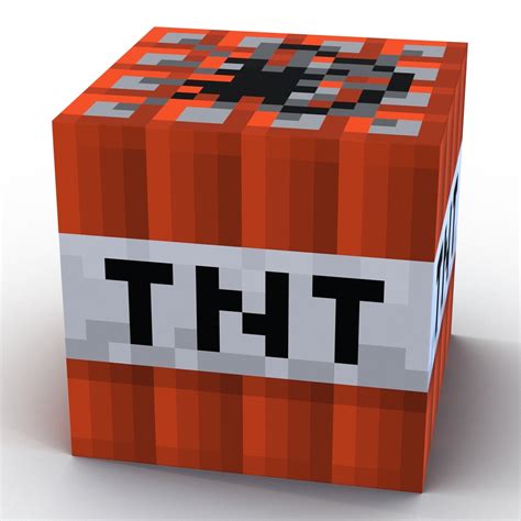 Minecraft TNT 3D模型3D模型 - TurboSquid 1017066