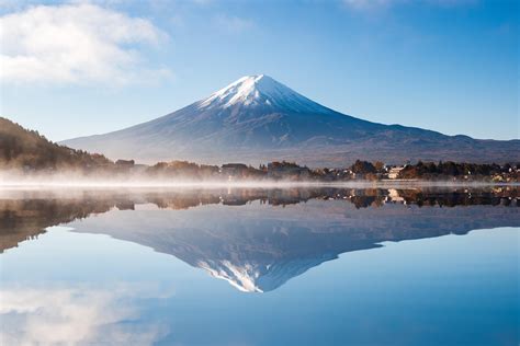 Mt. Fuji, early morning November 2018. Shot from the foot of Lake ...