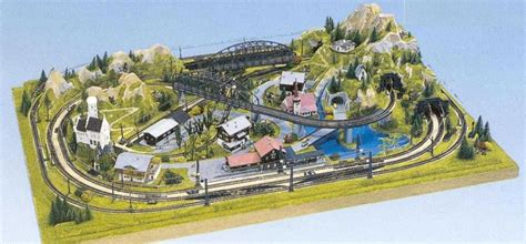 Noch 85880 Z Scale Train Layout Form Cortina USA Dealer 39"x27" | Model ...