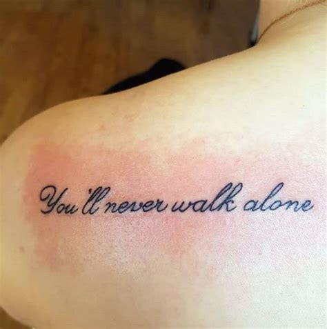 Picton Tattoo on Twitter: "You'll Never Walk Alone by Danny #tattoo # ...