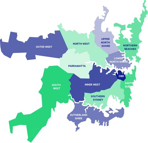 Sydney-Suburbs-Map - Skip Hire Sydney