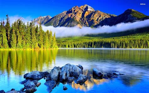 Mountain Lake Desktop Wallpapers - Top Free Mountain Lake Desktop ...