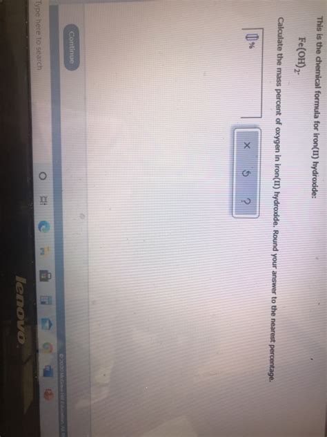 Solved This is the chemical formula for iron(IT) hydroxide: | Chegg.com