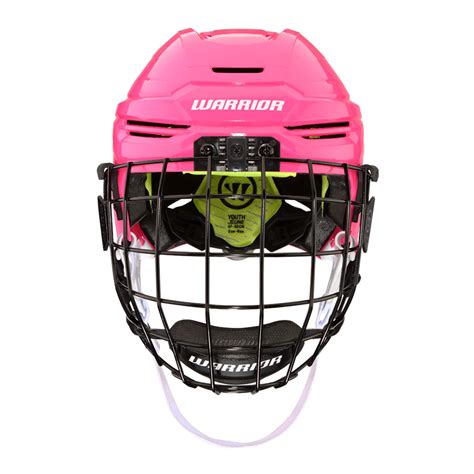 Kids' Hockey Helmet Warrior - Alpha One Youth Combo Pink - Warrior ...