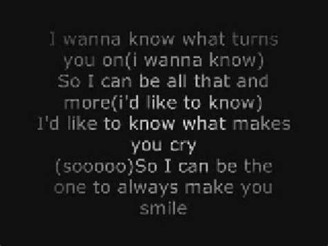 Joe - I wanna know | Lyrics, Music hits, Sing to me