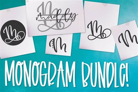 Monogram Bundle - FIVE Styles Including a Split (319898)