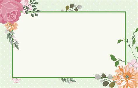 Green flower Background with Green Border 1874111 Vector Art at Vecteezy