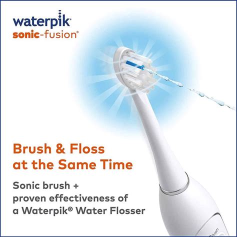 Waterpik Sonic-Fusion Professional Flossing, Electric Toothbrush ...