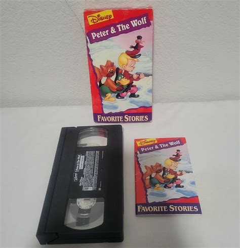 Disney Peter and the Wolf Disney VHS Home Video Original Insert Booklet ...