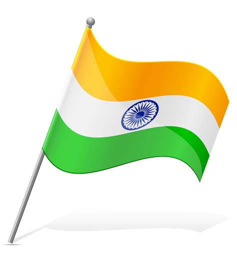 Bandera de la ilustración vectorial de la India 494083 Vector en Vecteezy