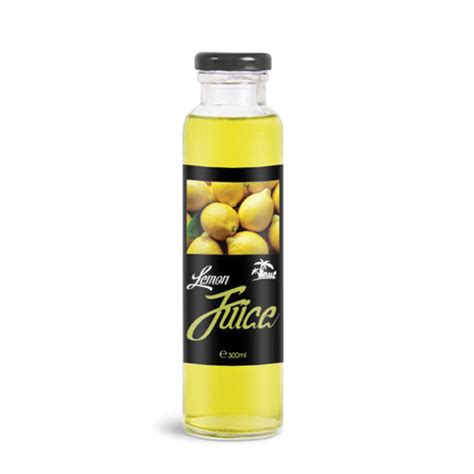 Lemon juice 300ml Glass Bottle