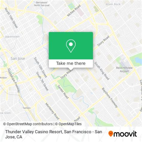 How to get to Thunder Valley Casino Resort in San Jose by bus or light ...