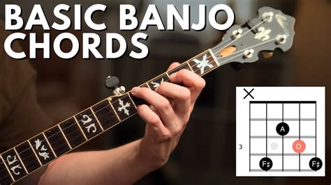 BASIC BANJO CHORDS // Beginner 5-String Banjo Lesson - YouTube