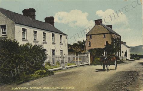 Blackrock Terrace, Blackrock, Co. Louth, Ireland, Old Irish Photograph ...