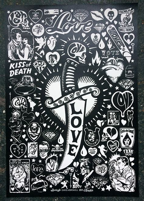 "Love" screenprint - Jacknife Prints