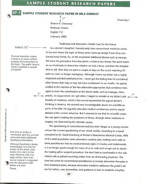 The Basics of a Research Paper Format - College Research Paper Format ...