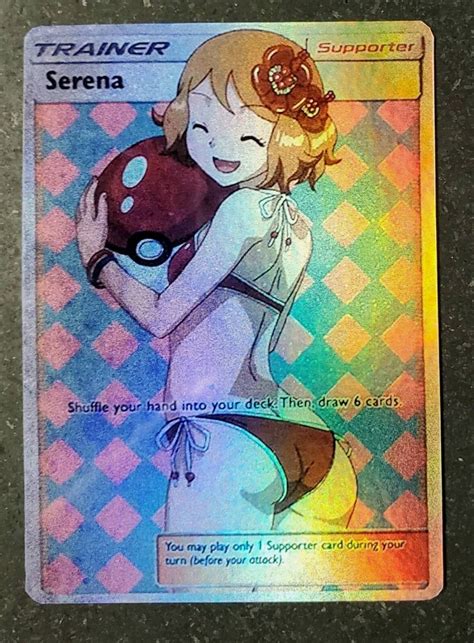 POKEMON: SERENA TRAINER Legendary Shiny Rare Pokemon Custom - Etsy